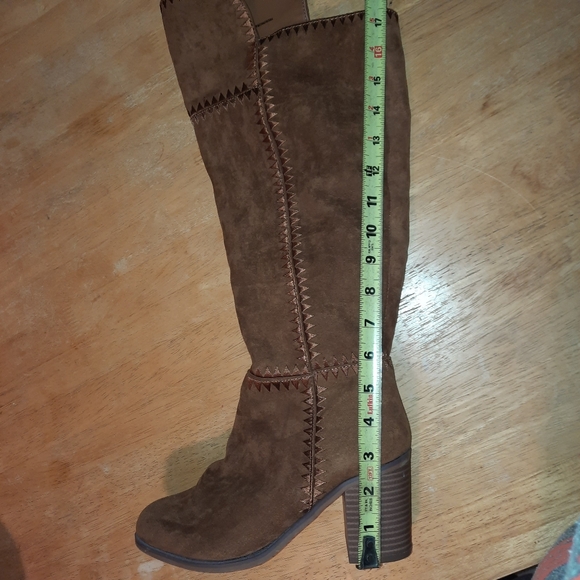 Brown Over the Knee Boots - Picture 8 of 9